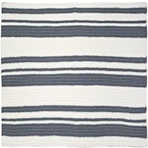 iDesign 19350EU Ellis handgebreid tapijt, grijs/ivoorkleurig