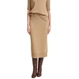 Bugatti - Jerseyrok - Beige - 40% Wol 30% Viscose 20% Polyamide 10% Kasjmier