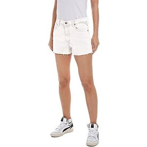 Replay Jeansshorts voor dames, 707 Crème, 31W