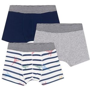 Petit Bateau Boxershorts (3 stuks) voor jongens, Variant 1:, 24 Maanden
