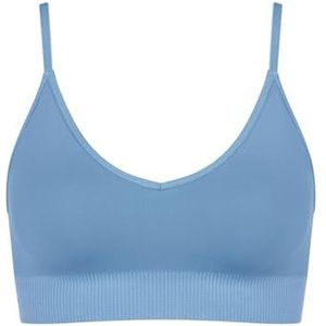 Sloggi Dames Ever Infused Relax Bralette Undershirt, Azura Blue, XL
