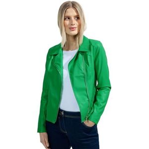 Cecil Dames TOS Pu Biker Jacket, celery green, L