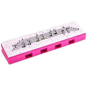 Hohner Speedy kinderharmonica met 8 stemen, kersen/roze