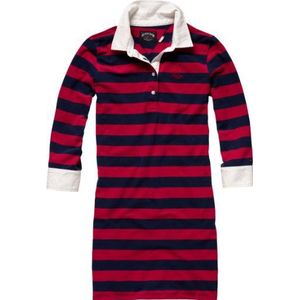 Tommy Hilfiger Damesjurk (knielang) slim fit, 1657612182 / Edwina Stripe Knit Dress, Blauw (409 Peacoat/Mars Red), 40