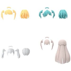 Bandai 30MS 30 minuten zusters optie haarstijl onderdelen vol. 5-delige set 4 accessoiresets