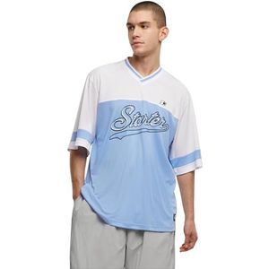 STARTER BLACK LABEL Starter V-hals mesh tee, Carolinablue, XXL