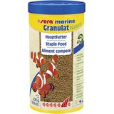 sera Marinegranulaat Nature 1 liter of 1000 ml - hoofdvoer van granulaat voor zeewatervissen, zeewatervoer met hoge bruikbaarheid en dus minder algen
