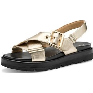 Marco Tozzi 2-28408-44 damessandalen, goud, 37 EU, goud, 37 EU