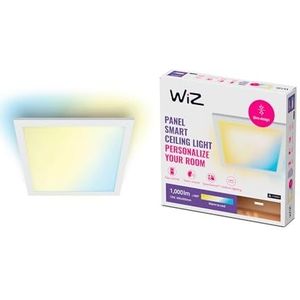 WiZ Plafondlamp Vierkant - Warm- tot Koelwit Licht - Slimme LED Verlichting - 12W - Wit