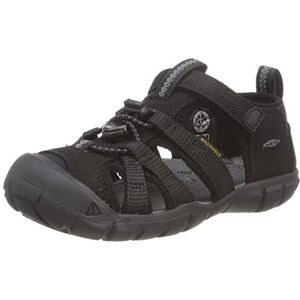 KEEN Seacamp II CNX Sandalen voor kinderen, uniseks, Zwart Grijs, 24 EU