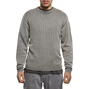 Urban Classics Washed sweatshirt voor heren, asphalt, XL