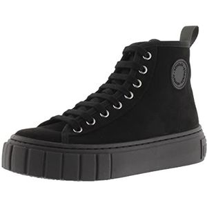 victoria Girl 1270106-KIDS High-Top VICTORIA RECYCLED IMITATION SUEDE MID BOOT ABRIL NEGRO 34