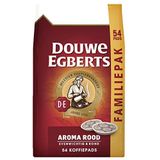 Douwe Egberts Koffiepads Aroma Rood - Familiepak - (216 Pads - Geschikt voor SENSEO Koffiepadmachines - Intensiteit 05/09 - Medium Roast Koffie) - 4 x 54 Pads