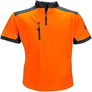 Solidur TEMCOR - Coolmax T-shirt met korte mouwen - comfort en bescherming - hoogwaardig design en materialen - bescherming tegen UVA- en UVB-stralen - Maat M - Oranje