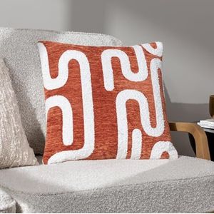 Hoem Vardan Chenille Jacquard Veer Rijk Gevuld Kussen