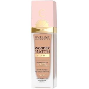 Eveline Cosmetics - Wonder Match Lumi - Foundation - 30 ml - Veganistisch
