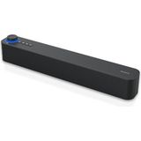 ATLANTIS Soundbar PC 20 W, luidspreker PC, jack 3,5 mm + Bluetooth 5.3 voor smartphone, FireTV, platenspeler, Batt. 2400 mhA, FM-radio, pc-luidspreker, draagbaar, TV, Smartphone Dim 420 x 60 x 74 mm,