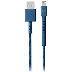 Fresh 'n Rebel Lightning-kabel FABRIQ Indigo, Lightning-USB-oplaadkabel, 3 m, voor iPhone/iPad