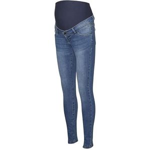 MAMALICIOUS Mlmila Slim Medium Blue Jeans A. Noos jeansbroek voor dames, blauw (medium blue denim), XS