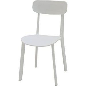 White Loft LF639 stoelen, wit, 42 x 48 x 80,5 cm, 4 stuks