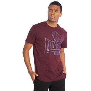Lonsdale Heren lange set regular fit T-shirt, rood, 5XL
