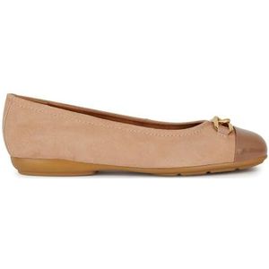 Geox Dames D ANNYTAH A Ballet Flat, Nude, 38,5 EU, nude, 38.5 EU