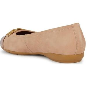 Geox Dames D ANNYTAH A Ballet Flat, Nude, 40 EU, nude, 40 EU