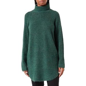 PIECES Dames Pcellen Ls Long Knit Noos Bc Qx, Trekking green., 48/50/Grote Maten