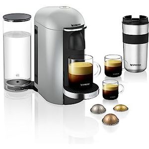 Nespresso Krups YY2778FD Vertuo capsulemachine voor espresso of koffie, 40 ml tot 410 ml, titanium zilverkleurig
