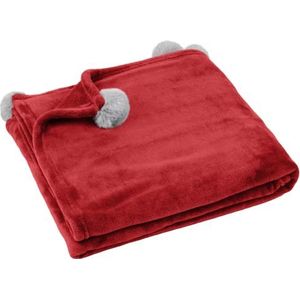 Lovely Casa Plaid 130 X 160 cm – Melow – Rood