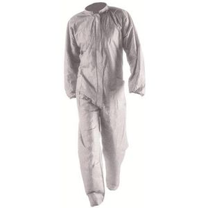 Trainingspak van polypropyleen, wit, L [zwart]