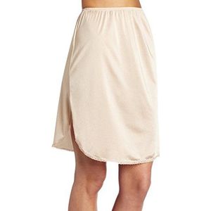 Vanity Fair Dames 360 Half Slip 11760, Damast Neutraal, Groot, 16 Inch