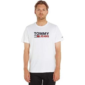 Tommy Hilfiger - TJM Reg Corp Logo - T-shirt - Wit