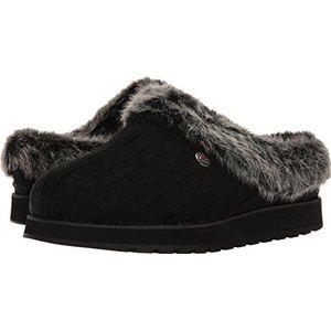 Skechers Ice Angel Slipper voor dames, Zwart, 9.5 Wide