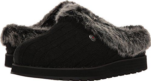 Skechers Ice Angel Slipper voor dames, Zwart, 9.5 Wide