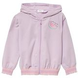 Sweatshirt Jack - Regular Fit - Katoenmix - Met Glitterprints en Gesmokte Details