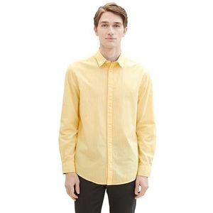 TOM TAILOR Herenhemd, 35194 - zonnig gele streep, XL