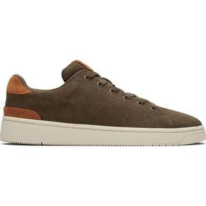 TOMS Trvl Lite 2.0 Sneaker voor heren, Kantine Gerecycled Katoen Twill, 42 EU