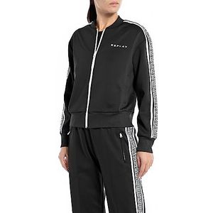 Replay Sweatjack voor dames, 098 Black, L