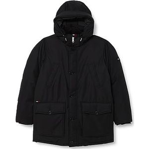 Tommy Hilfiger BT-ROCKIE NON FUR DOWN PARKA-B, Zwart, XXL