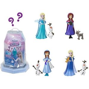 Disney Frozen Kleine Pop IJsonthulling met Zachte IJsgel en 6 Verrassingen met Personagevriend en Speelonderdelen (poppen kunnen variëren), HRN77