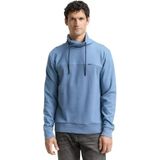 TOM TAILOR Sweatshirt voor heren, 39296 - Blauw Wit Blauw Fijne Streep, XXL
