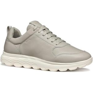 Geox - Spherica - Sneakers - Zwart - Leer