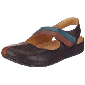 Dr. Brinkmann 710295, damessandalen, Bruin Mokka Natuur Jeans2, 39 EU