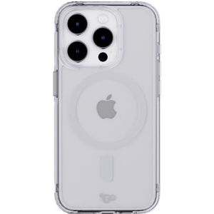Tech21 Evo Clear hoes voor iPhone 15 Pro, compatibel met MagSafe, telefoonhoes, biologisch afbreekbaar, transparant, 12x militaire valbescherming: 3,6 m