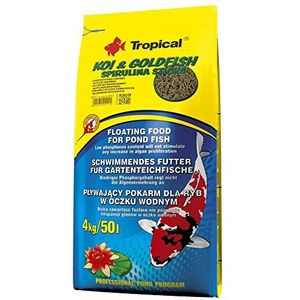 KOI&GOLDFISH SPIRULINA STICKS 4kg - voer in de vorm van drijvende sticks met een hoog gehalte aan spirulina voor vijvervissen