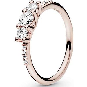 Pandora Damesring Sparkling Elegance 186242CZ, edelmetalen, Zirkonia