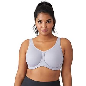 Wacoal Women's Plus Size Sport Full Figure Underwire Bra, Lilace Gray with Zephyr, 32G