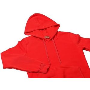 Hoona Modieuze trui hoodie voor dames polyester rood maat S, rood, S