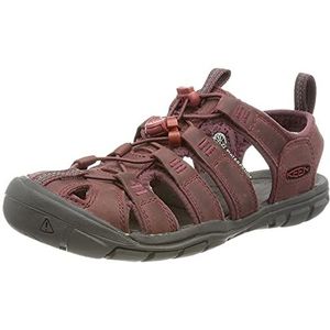 KEEN Clearwater CNX sandaal voor dames, Wijn Rood Dahlia Leer, 36 EU